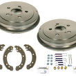 Tambores de freno, zapatas y resortes para Toyota Corolla 03-08 (Vin # con 1 o 2)
