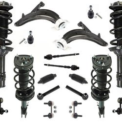 Bujes de brazos de control inferiores delanteros, juntas esféricas para Subaru Forester 2003-2005, 18 piezas