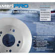 AmeriBRAKES Coated Front Disc Brake Rotors & Pads For 2013-14 Subaru Legacy 2.5i