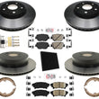 High Carbon Performance Disc Brake Rotor Pad Kit 14-15 Lexus IS250 All Wheel Drv