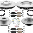 8Pc  Disc Brake Rotors Ceramic Pads for Toyota Sienna Van 4W Disc 04-10