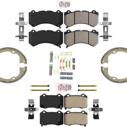 Fits Jeep GRAND CHEROKEE SRT Larger 380MM Disc Brake Rotors and Brake Pads 4pc