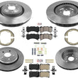 Fits Jeep GRAND CHEROKEE SRT Larger 380MM Disc Brake Rotors and Brake Pads 8pc
