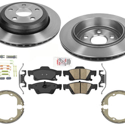 Performance Carbon Brake Disc Rotors Brake Pads for 2011-20 330MM Grand Cherokee