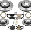 Performance Carbon Brake Disc Rotors Brake Pads for 11-20 350MM Grand Cherokee