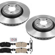 Performance Carbon Brake Disc Rotors Brake Pads for 11-20 350MM Grand Cherokee