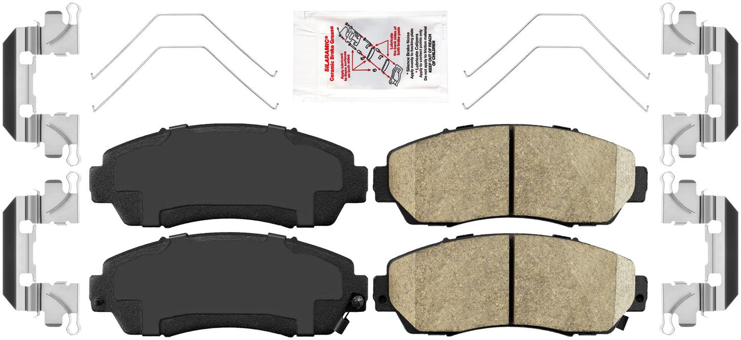 Almohadillas cerámicas delanteras y rotores recubiertos para HONDA ODYSSEY 2005 2006 2007 2008-2010