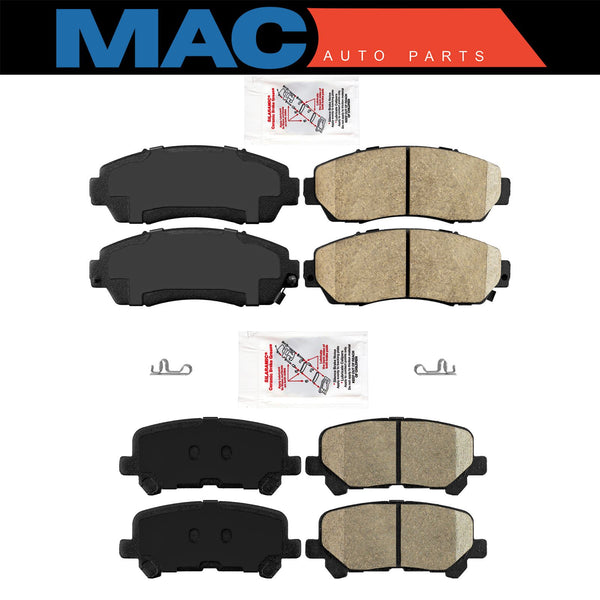 2011+Honda Odyssey Ceramic Front + Rear Brake Pads FOR Honda Odyssey 2011 - 2017