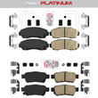 2005- 2010 Honda Odyssey Ceramic Front + Rear Brake Pads For 2006 2007 2008 2009