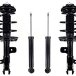 Front Complete Struts Assembly & Rear Shocks Fits 2019-2022 Toyota Avalon XLE