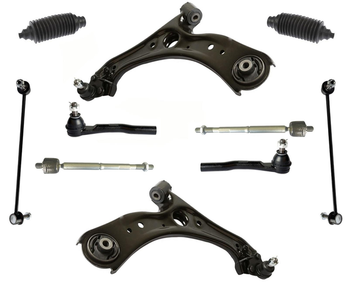 Front Lower Control Arms Tie Rods Links For Honda HR-V 2016 17 18 19 20 21 2022