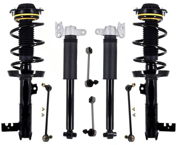 Front Struts Rear Shocks & Links For 2018-2023 Chevrolet Equinox All Wheel Drive