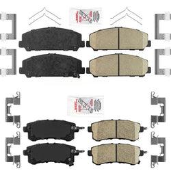 FRONT & REAR Ceramic Brake Pads for Infiniti QX56 11-13 QX80 14-19