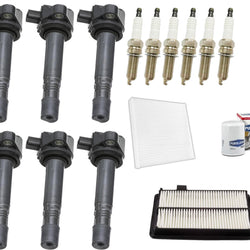 Ignition Coil & Platinum Spark Plugs Tune Up Kit For 2016-2018 Acura RDX 3.5L