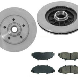 Fits Ford 1997 1998 F150 Rear Wheel Drive Rear ABS Brake Front Rotors W R Drum