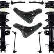 Enlaces de varillas de amarre de brazos de control de puntal completo delantero para Nissan Leaf 2011-2017