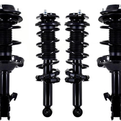 Front & Rear Left & Right Coil Spring Strut Assemblies For 2018 Subaru Legacy