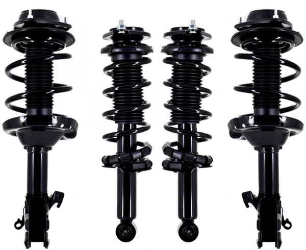 Front & Rear Left & Right Coil Spring Strut Assemblies For 2018 Subaru Legacy
