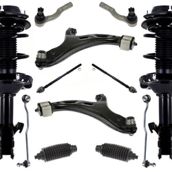 Front Complete Struts Lower Control Arms Tie Rods For 2018-2019 Subaru Legacy