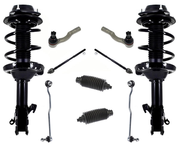 Front Complete Struts Tie Rods Sway Bar Links For 2018-2019 Subaru Legacy