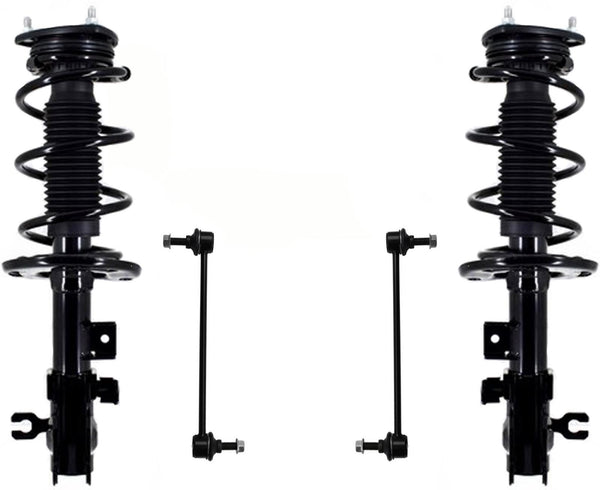 Front Left & Right Complete Strut Assemblies & Links For Mazda CX-3 2016-2021