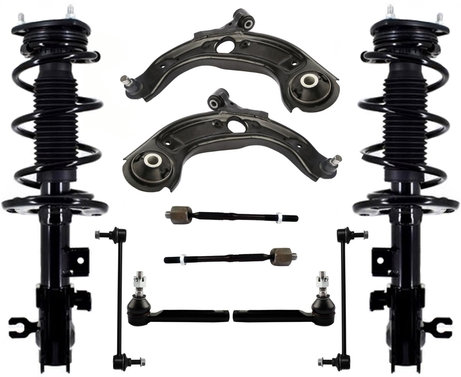 Barras de acoplamiento y enlaces de brazos de control inferiores del puntal delantero para Mazda CX-3 2016-2020