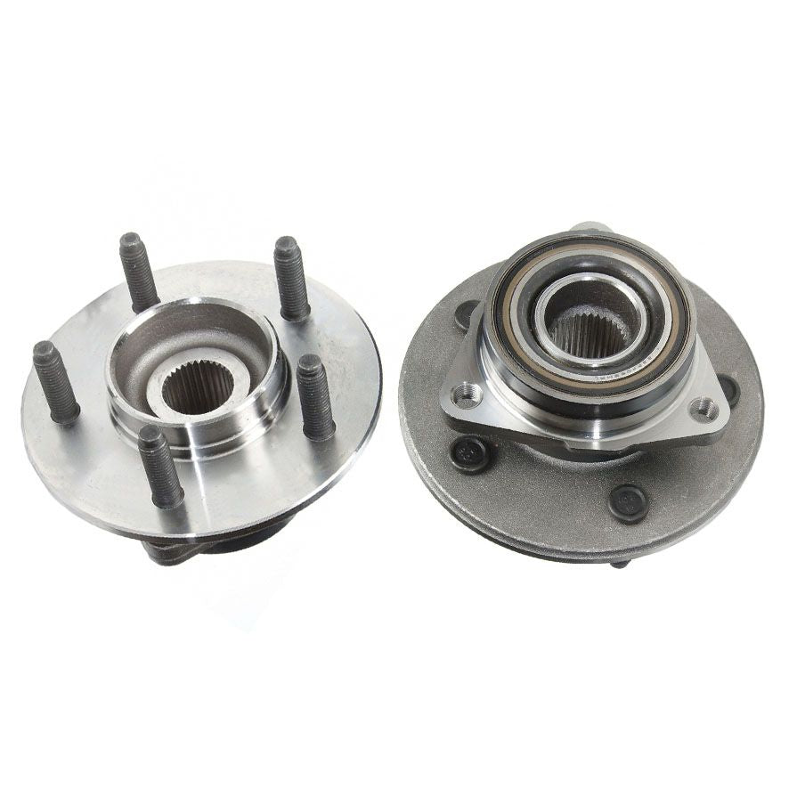 Front Hub Bearings for Ford F-150 2000 5 Stud Hub 4 Wheel Drive 2 Wheel ABS