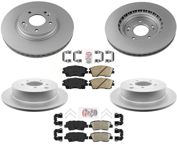 Pastillas de rotores de freno de disco delantero Rr para Hyundai Tucson 19-21 con estacionamiento manual