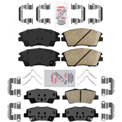 Pastillas de cerámica AmeriBrake Platinum para Hyundai Tucson 19-21 con estacionamiento eléctrico