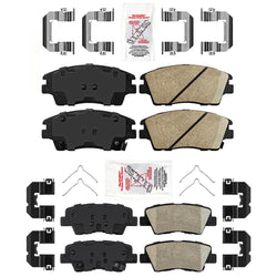 Pastillas de cerámica AmeriBrake Platinum para Hyundai Tucson 2019-21 con estacionamiento manual
