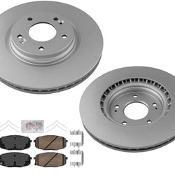 Front 305MM Disc Brake Rotors Pad Hardware For 18-21 Front Wheel Drive Kona Gas