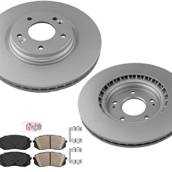 Front 305MM Disc Brake Rotors Brake Pads Hardware For 2019-2021 Kona Electra