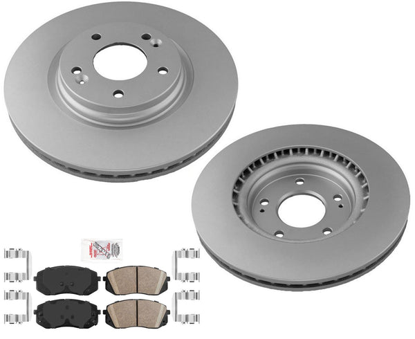 Front 305MM Disc Brake Rotors Brake Pads Hardware For 2019-2021 Kona Electra