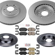 F&R Disc Brake Rotors Pads For 16-2019 Kia Optima 1.6L W Electric parking brake
