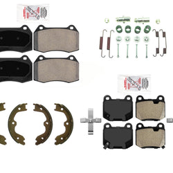 Pastillas de freno con sistema de frenos Brembo para Nissan 350Z 04-09 Infiniti G35 03-04