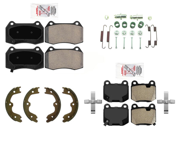 Pastillas de freno con sistema de frenos Brembo para Nissan 350Z 04-09 Infiniti G35 03-04