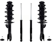 Complete Coil Spring Strut Assembly's for 2016-2019 Toyota Prius C w Rear Shocks