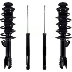 Complete Coil Spring Strut Assemblys for 2012-2015 Toyota Prius C w Rear Shock