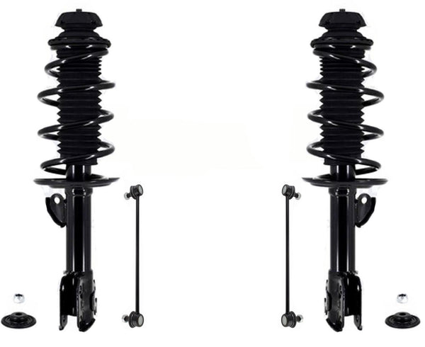Complete Coil Spring Strut Assembly For 2012-2015 Toyota Prius C Sway Bar Link