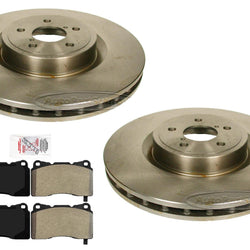 For 2017-20 Subaru BRZ W/ Brembo Brakes Semi Metallic Brake Pads & Brake Rotors