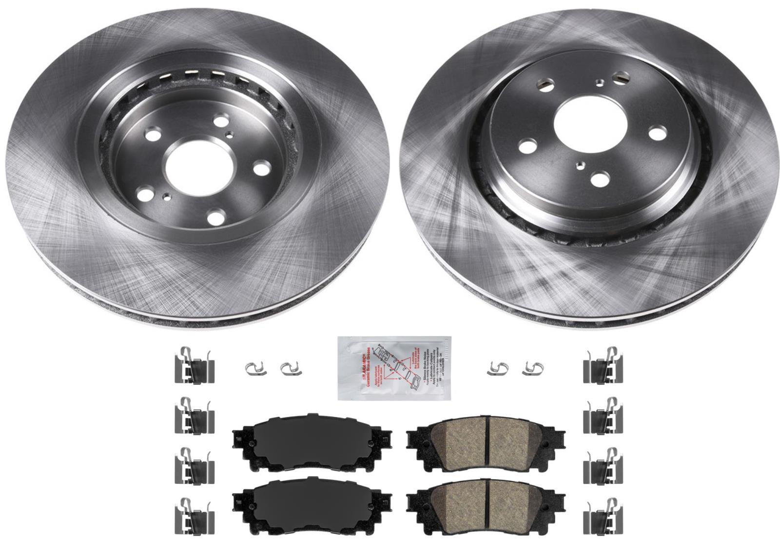 Rear Disc Brake Rotors and Ceramic Brake Pads For Lexus RX350 2016-2021