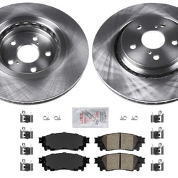 Rotores de freno de disco trasero y pastillas de freno de cerámica para Lexus RX350 2016-2021