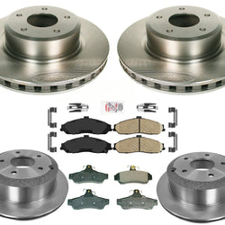 Fits Front & Rear Disc Brake Rotors and Brake Pads 2005-2006 Pontiac GTO