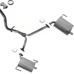 Sistema de escape Res Y silenciadores de tubo para 09-13 Subaru Forester 2.5 Natural 4 puertas