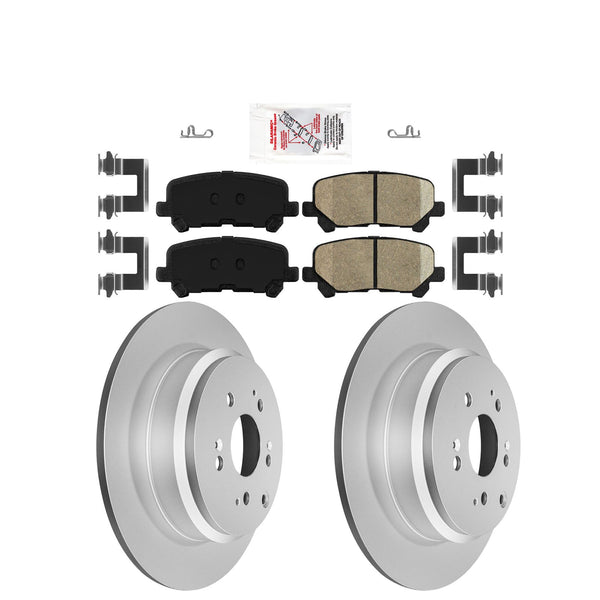 Almohadillas cerámicas traseras y rotores recubiertos para HONDA ODYSSEY PILOT 07-2017 ACURA MDX ZDX