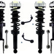 Front & Rear Complete Strut Assemblies & Links For 2011-2016 Porsche Cayenne