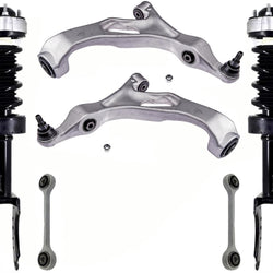 Front Complete Strut Lower Control Arms Links For 2011-2017 Volkswagen Touareg