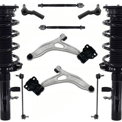 Front Complete Struts Control Arms Tie Rods For 2013-2016 Ford C-Max Energi SEL