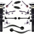 Front Struts Control Arms Tie Rods For 11-2017 BMW X3 XDrive35i All Wheel Drive