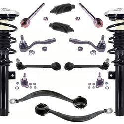 Front Struts Control Arms Tie Rods For 11-2017 BMW X3 XDrive35i All Wheel Drive